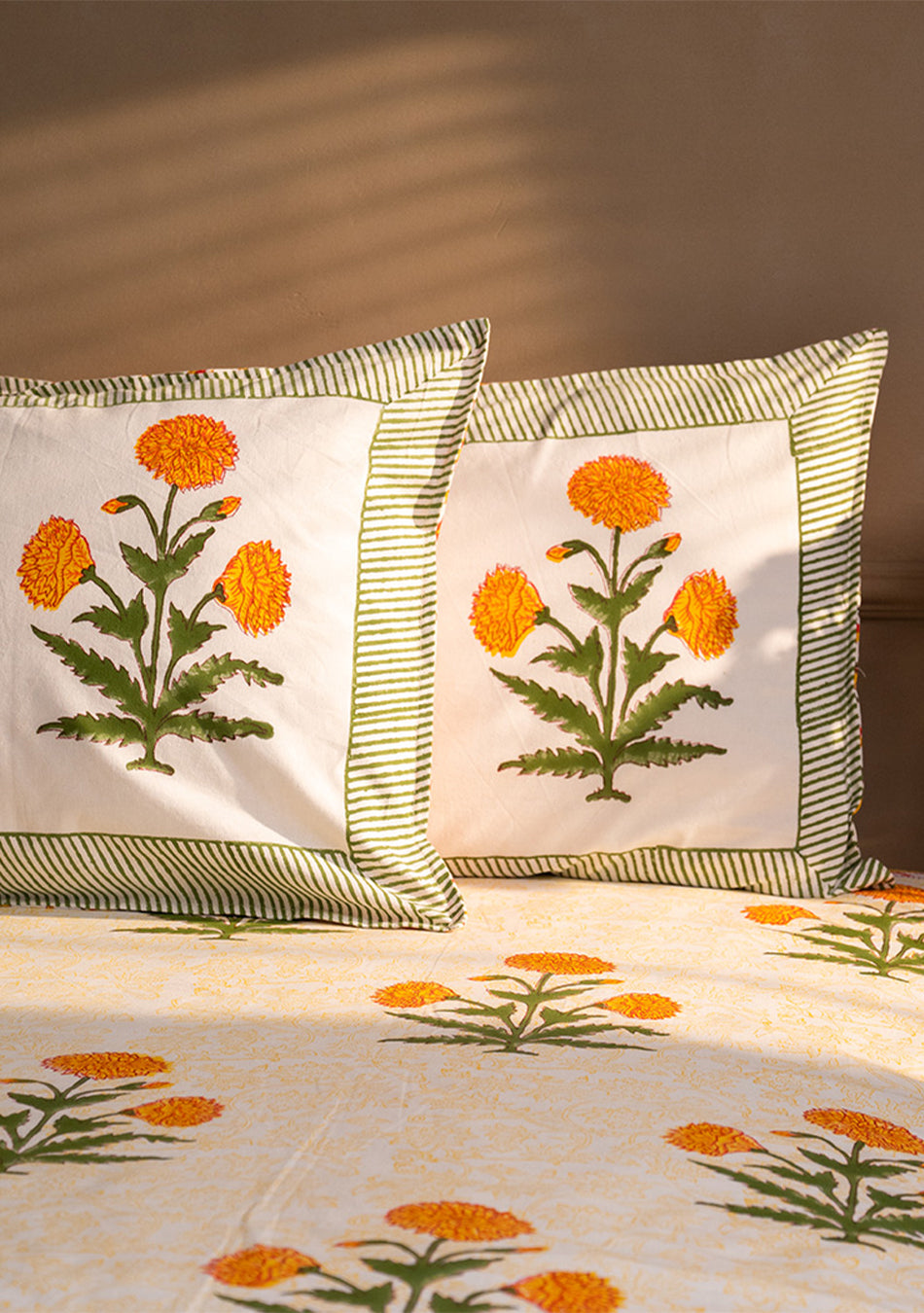 Begonia Yellow Bedsheet