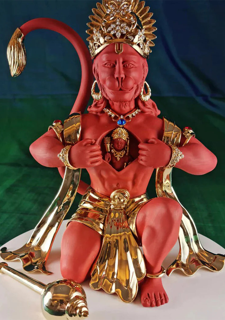 Golden Valor Hanuman