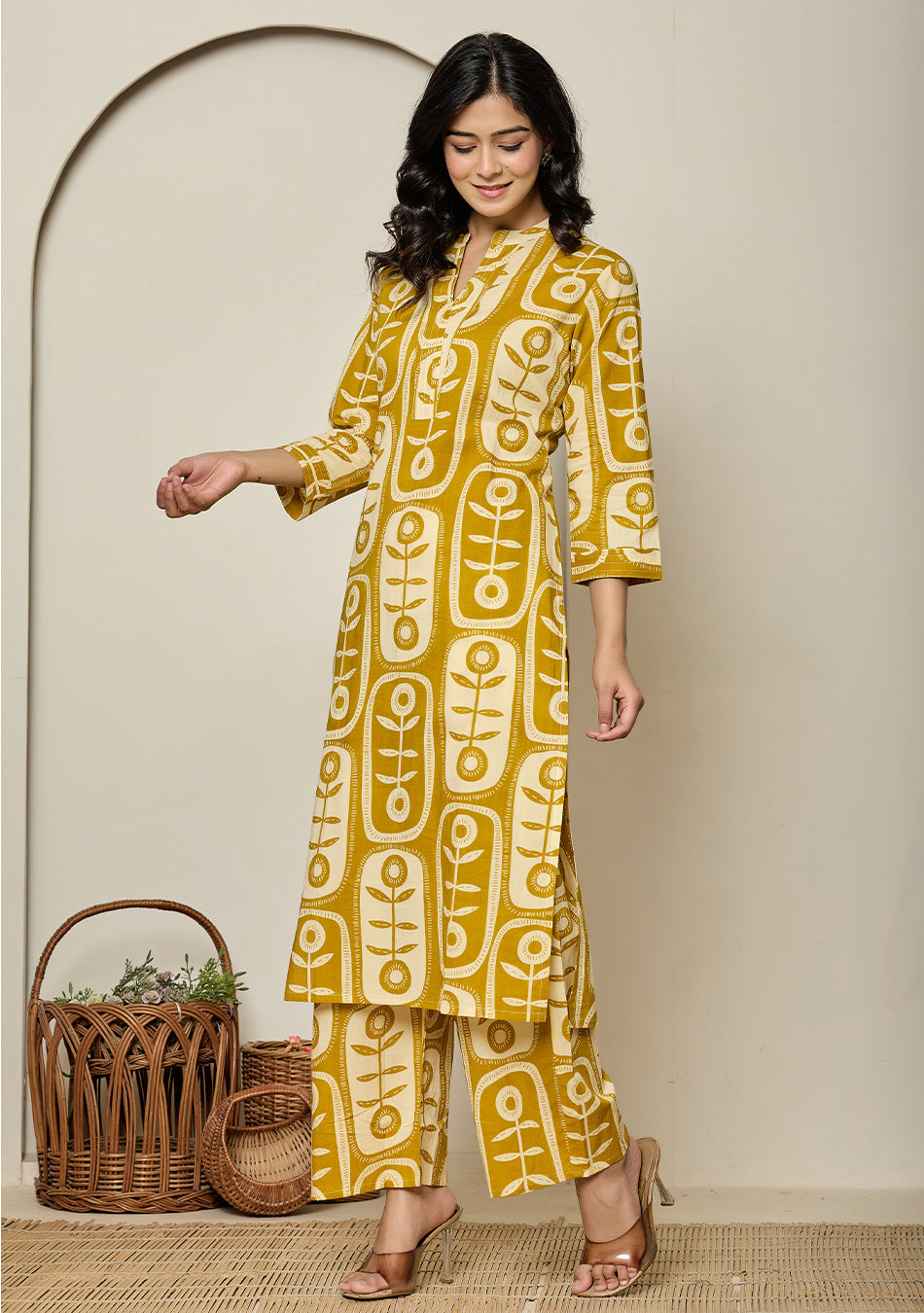 Mustard BloomPod Co-ord Set