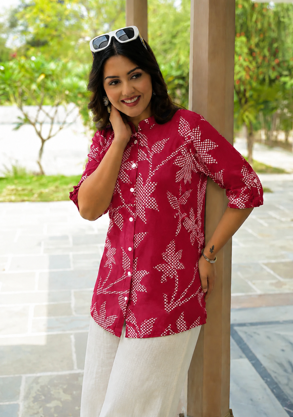Crimson Meadow Top