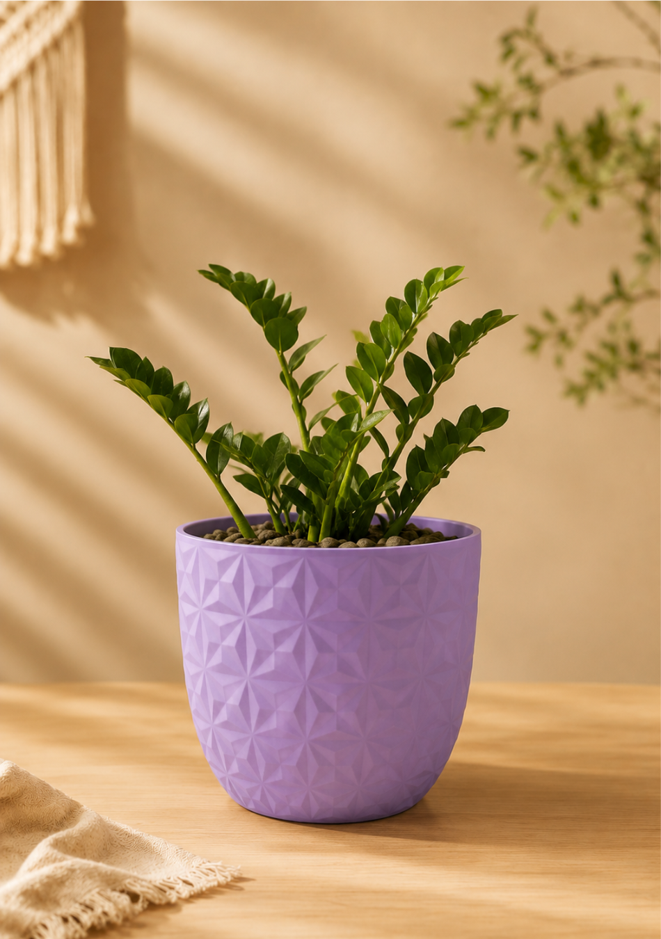Lilac Diamond Planter