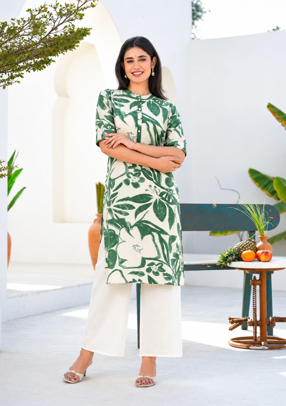 Aravalii Paradise Leaf Kurta