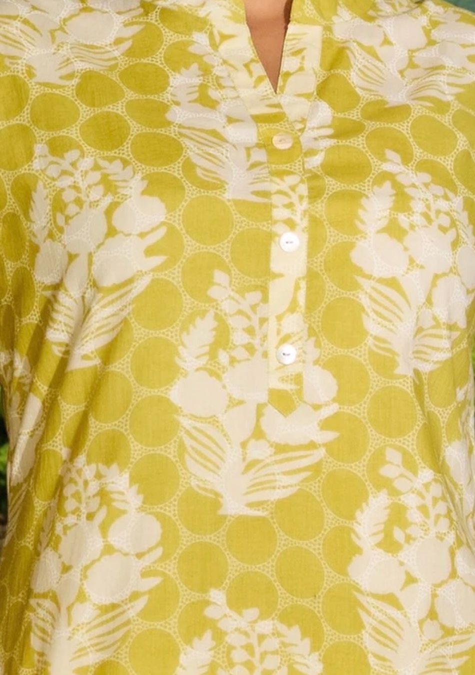 Aravalii Lemon Bloom Artisan Co-ord Set