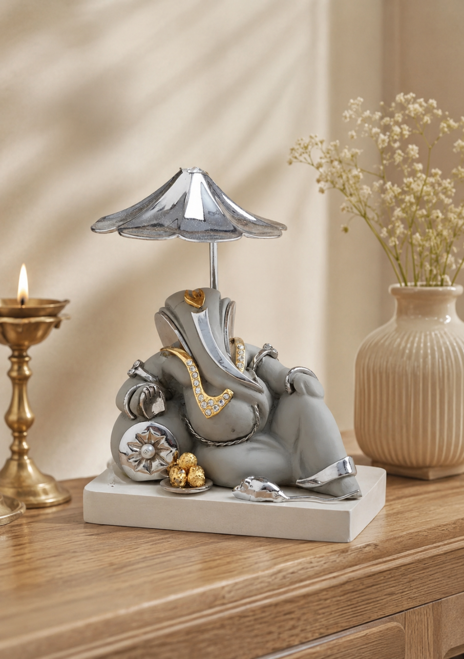 Aravalii Vishram Ganesha Figurine