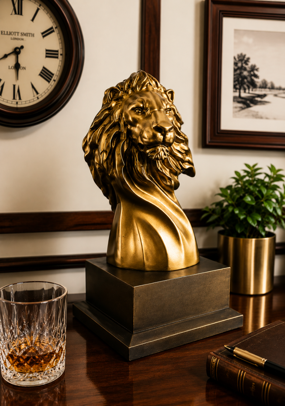 Aravalii Simba King Bust Figurine