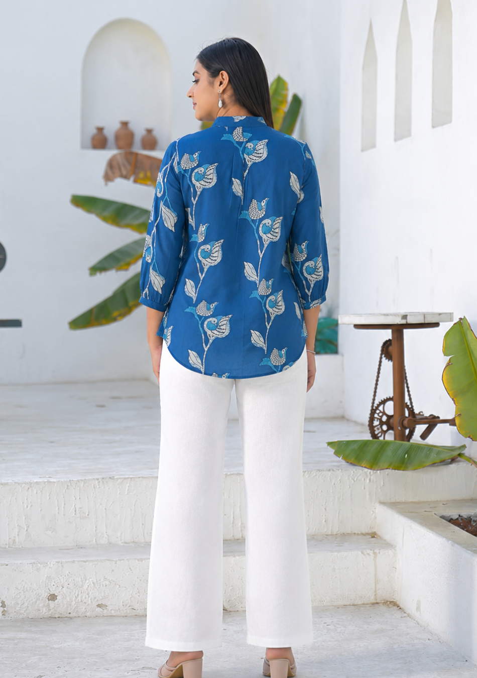 Bluebird Bloom Top