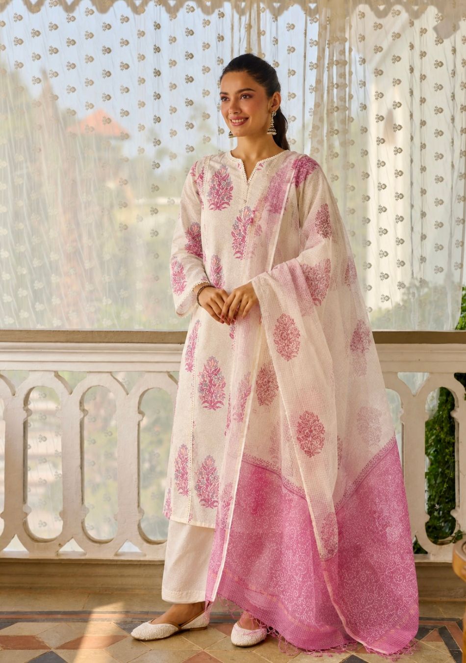 Pastel Gulmohar Suit Set