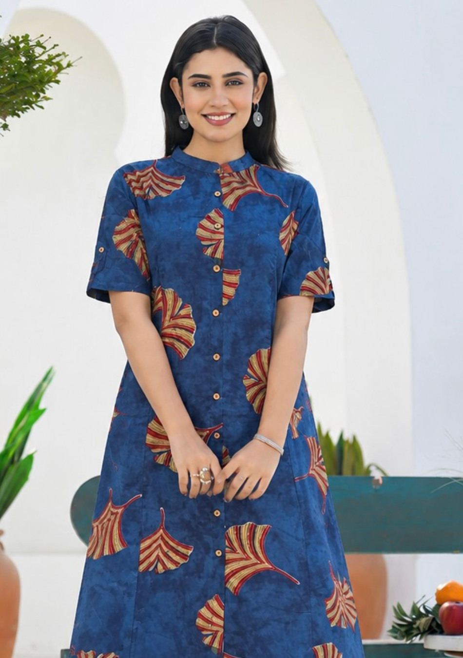Indigo Folk Flora Cotton Co-Ord