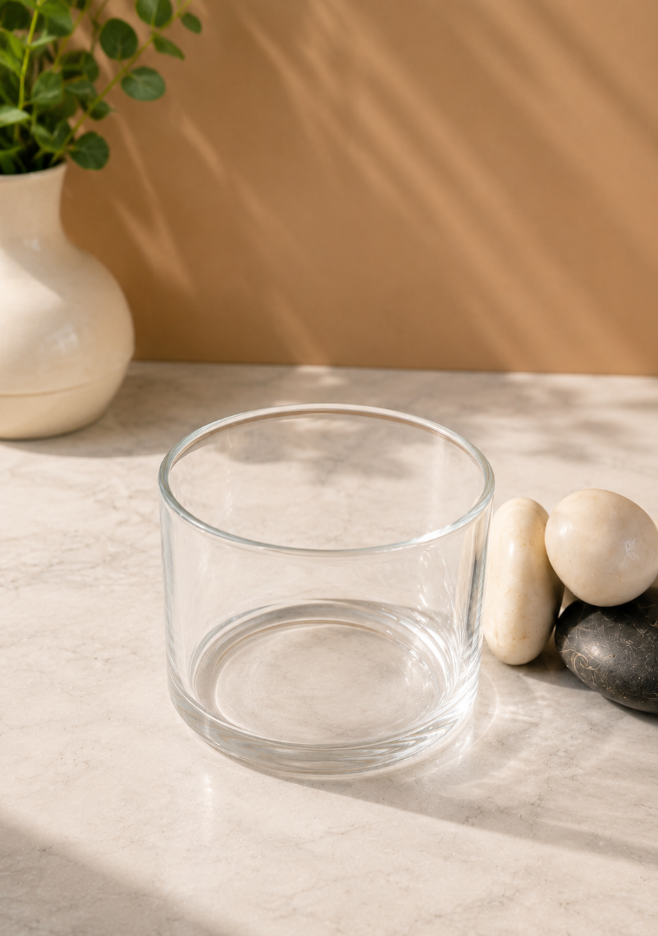 Aravalii Lucky Bamboo glass Planter
