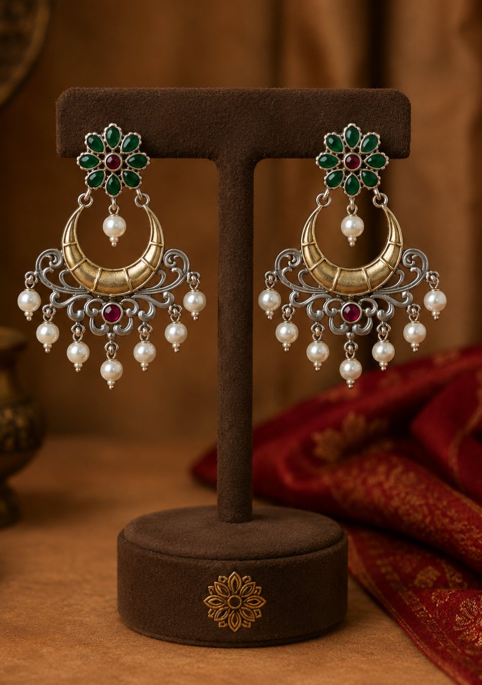 Lunar Green Bloom Dangler