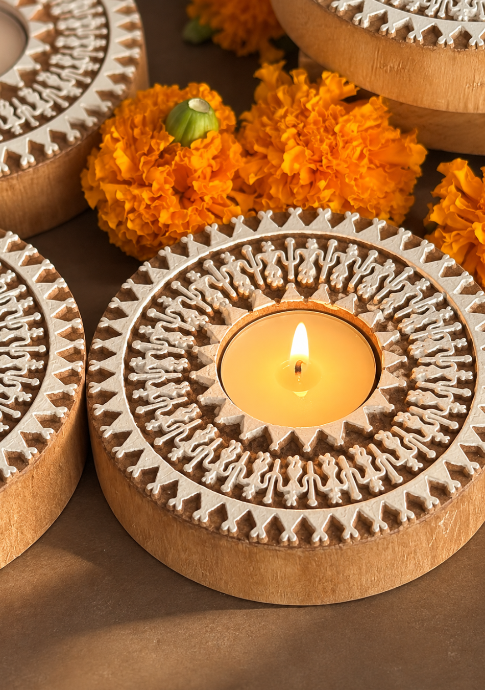 Wooden Devotion handcrafted Diya