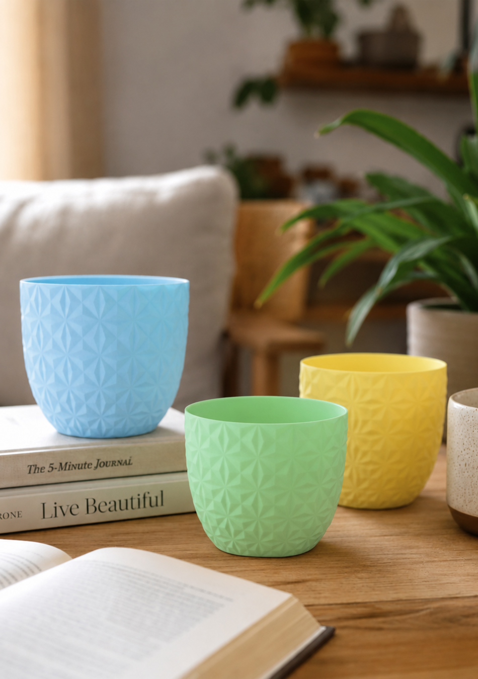 Set of 3 Diamond Planter