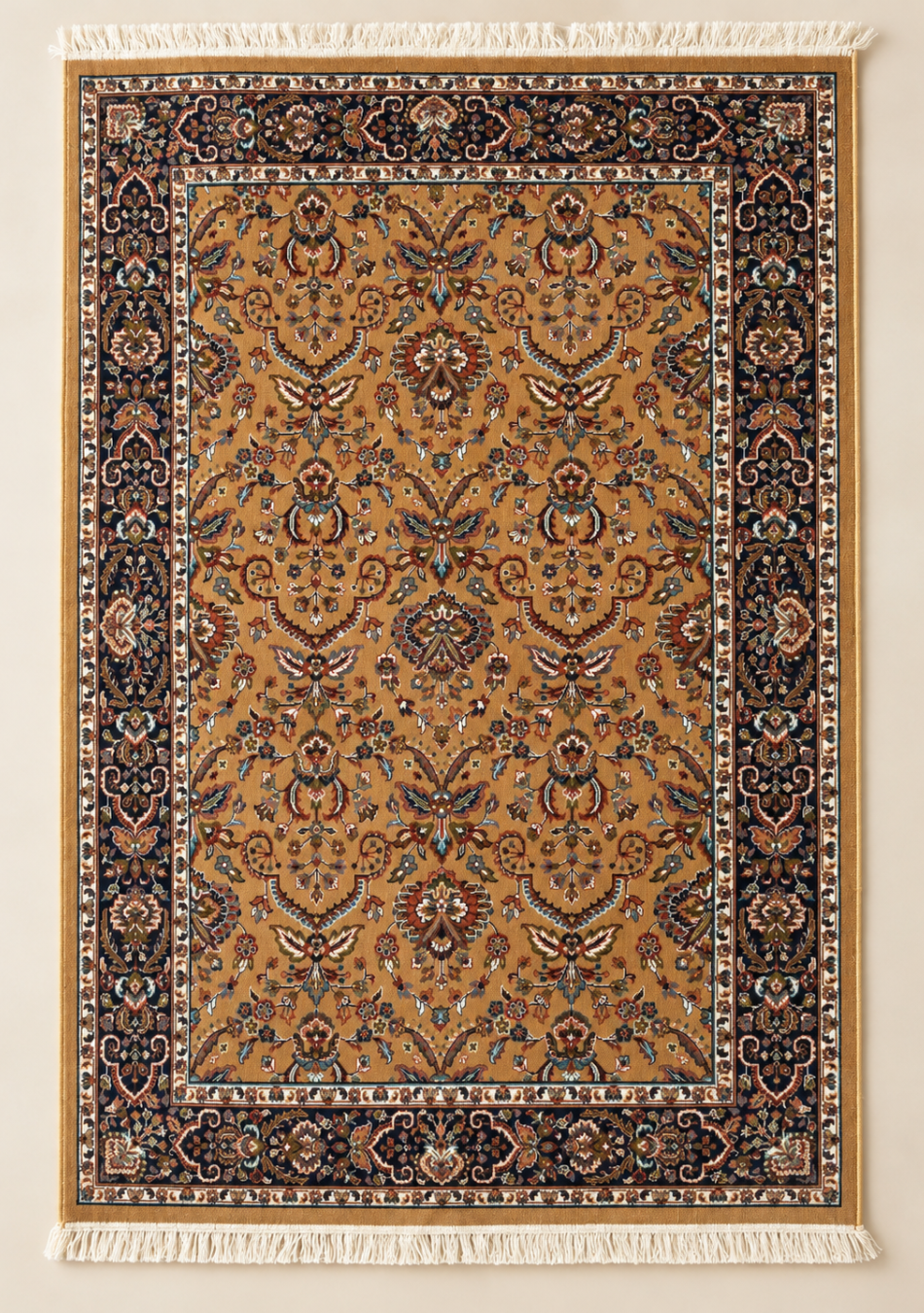 Aravalii Amber Persian Floral Carpet