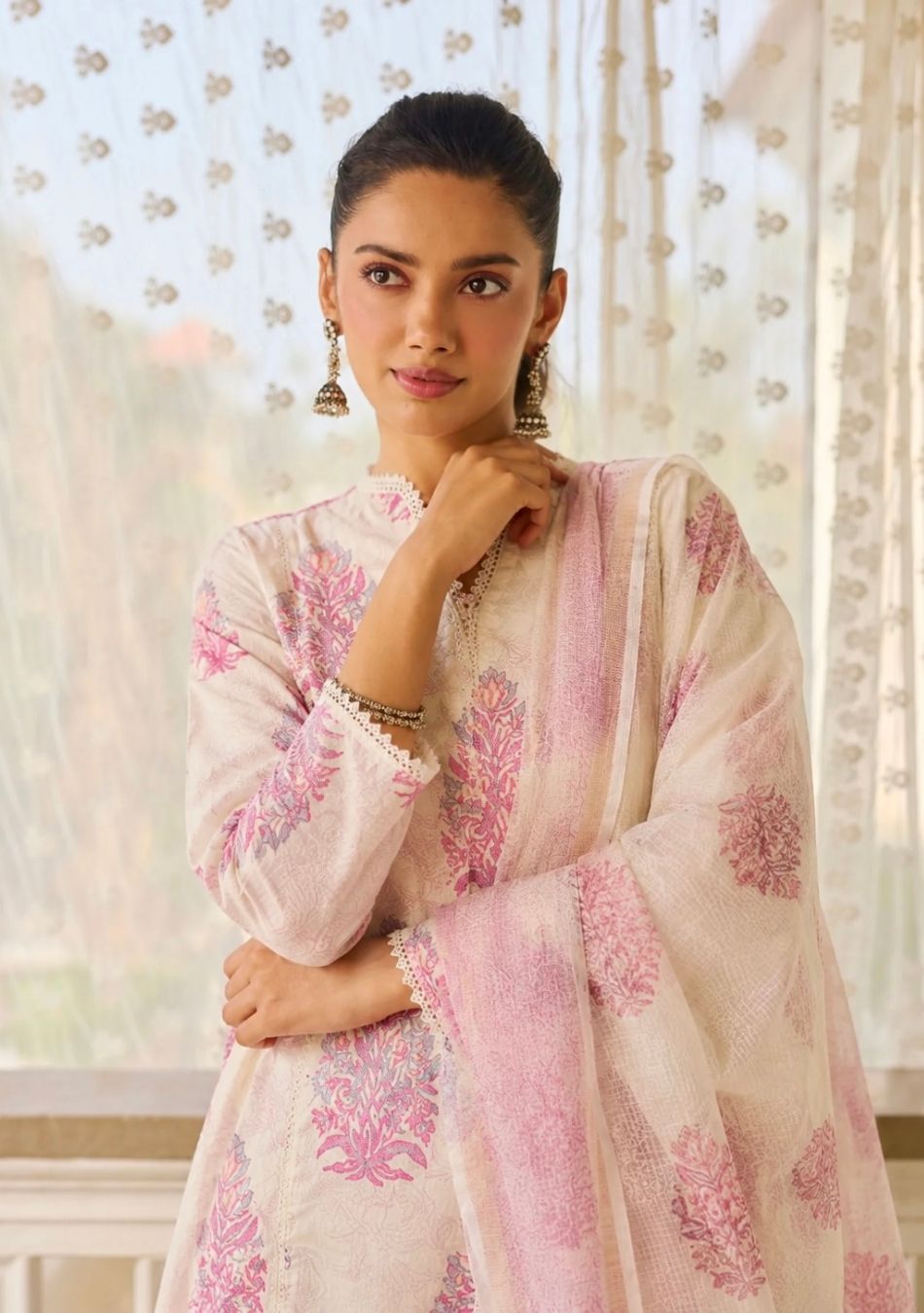Pastel Gulmohar Suit Set