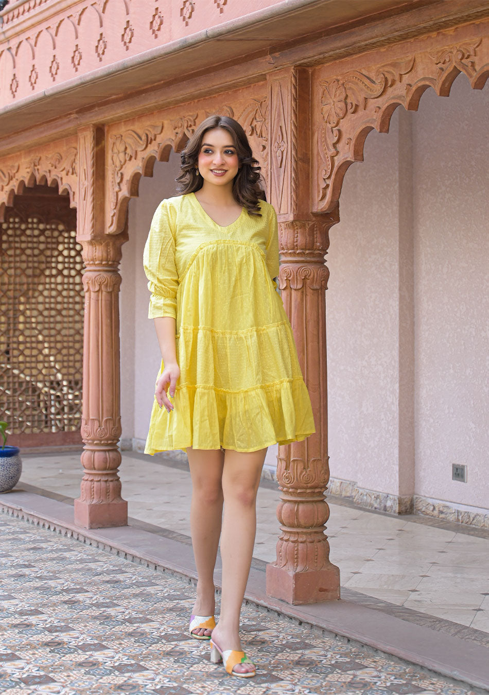 Sun-Drenched Solstice Dress
