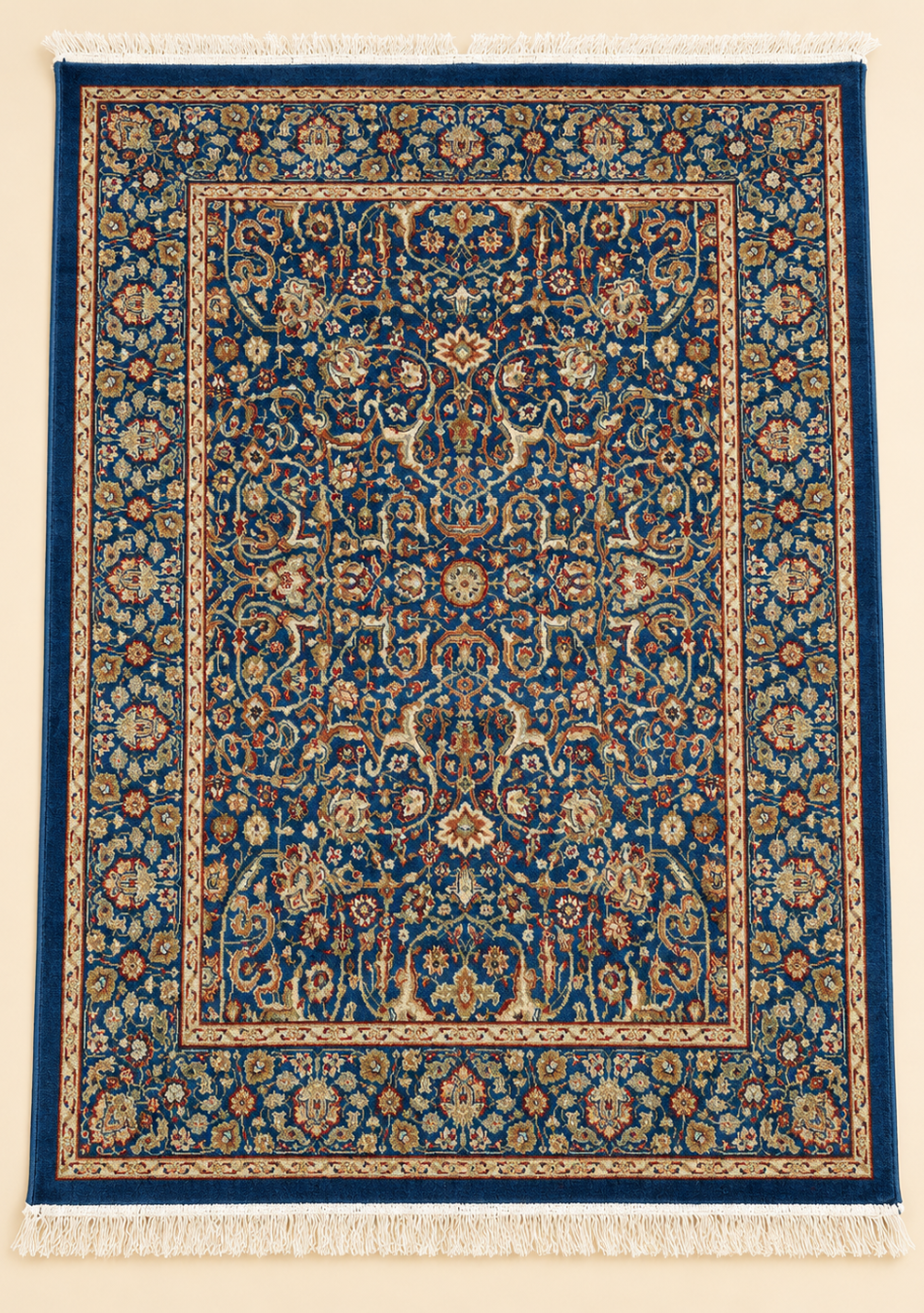Aravalii Royal Blue Persian Blend Carpet