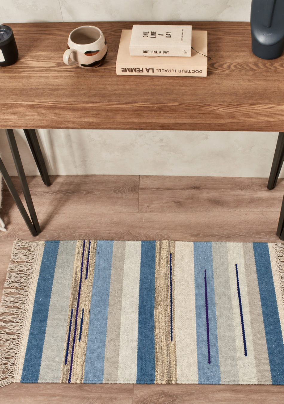 Aravalii Loch Ness Cotton Rug