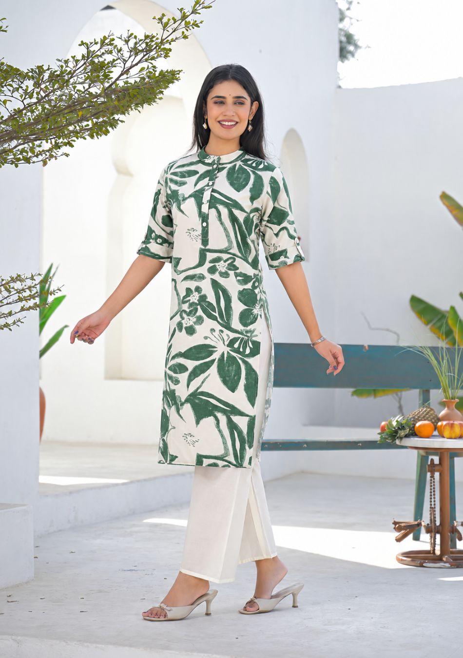 Aravalii Paradise Leaf Kurta