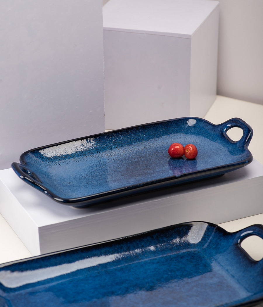 Cobalt Tray Ceramic Platter (big)