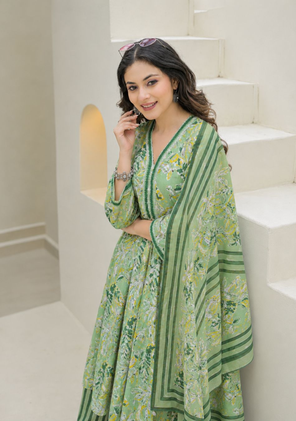 Aravalii Verdant Noor Anarkali Set