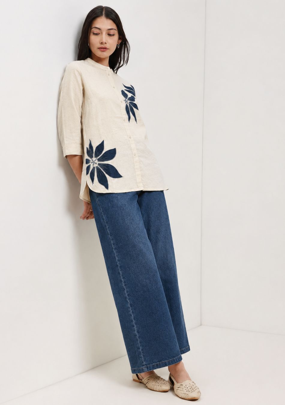 Aravalii Noir Petal Top