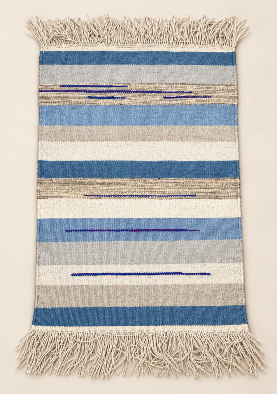 Aravalii Loch Ness Cotton Rug