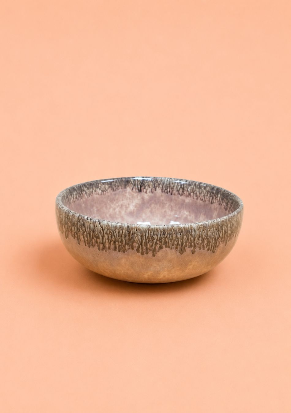 Peachy Sunset Slight Serving Bowls - Set Of 2