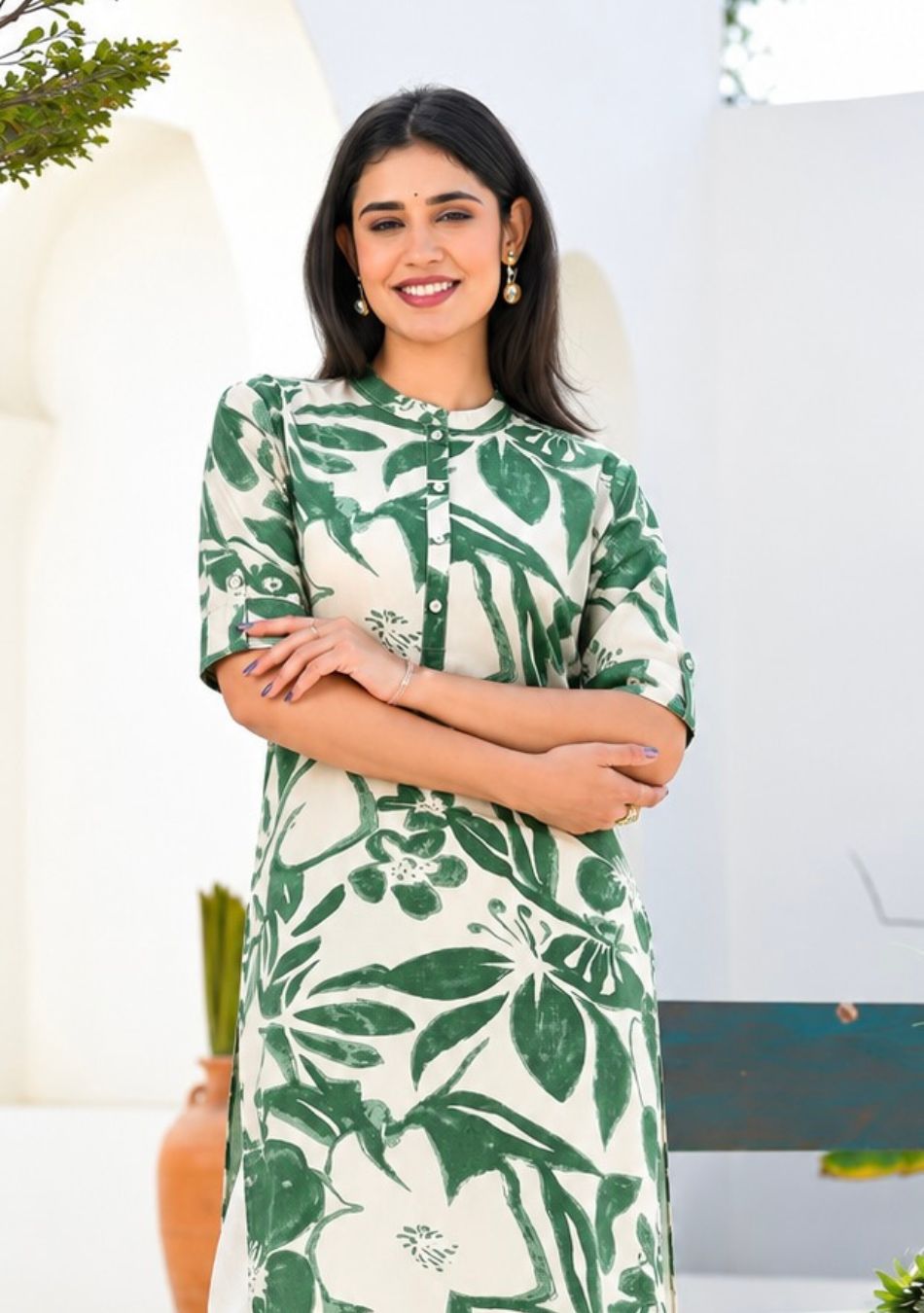 Aravalii Paradise Leaf Kurta