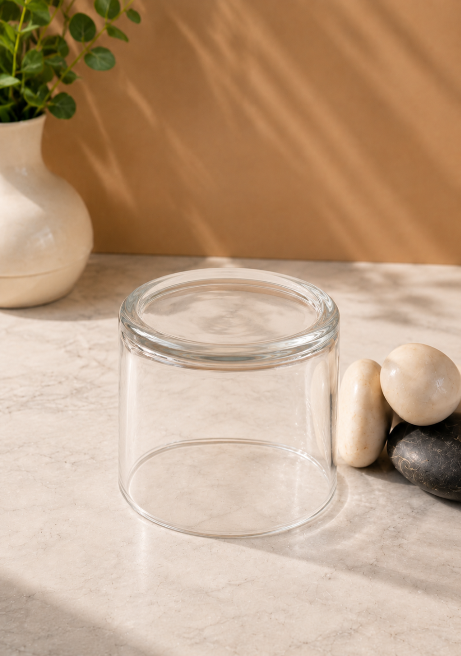 Aravalii Lucky Bamboo glass Planter