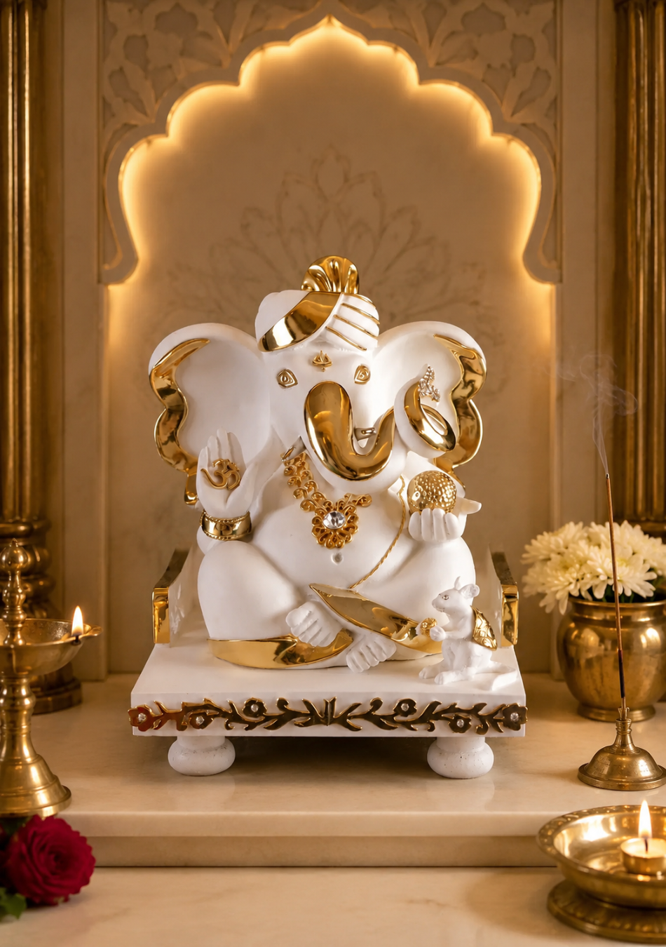Aravalii Mukut Vinayak Figurine