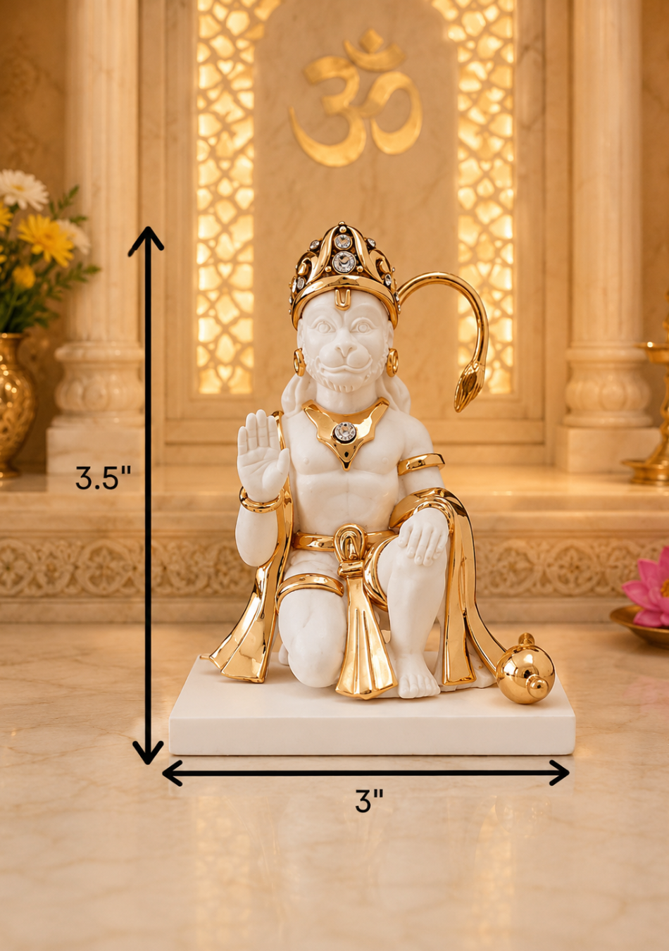 Aravalii Aashirwad Hanuman Figurine