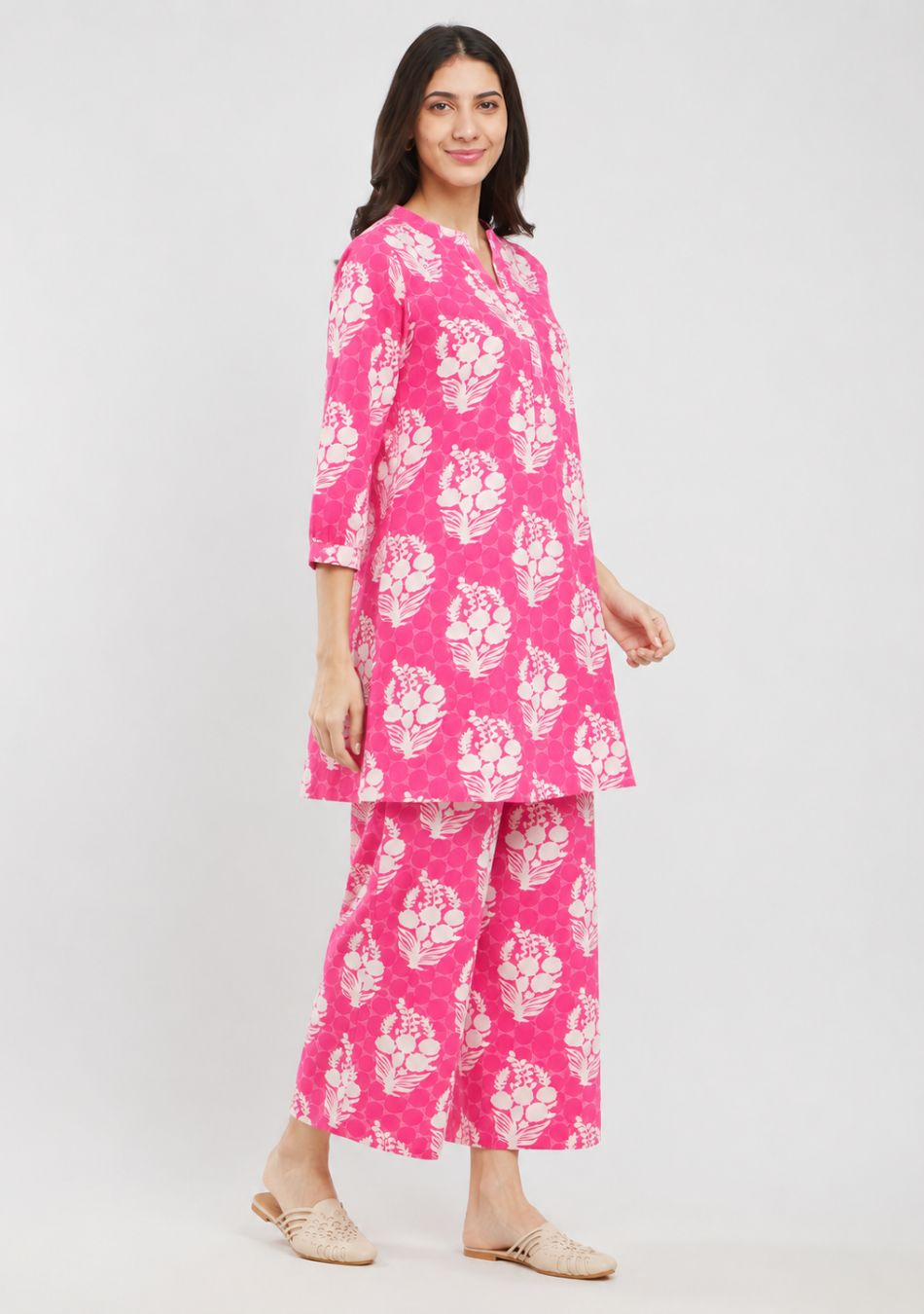 Aravalii Rose Bloom Co-ord Set