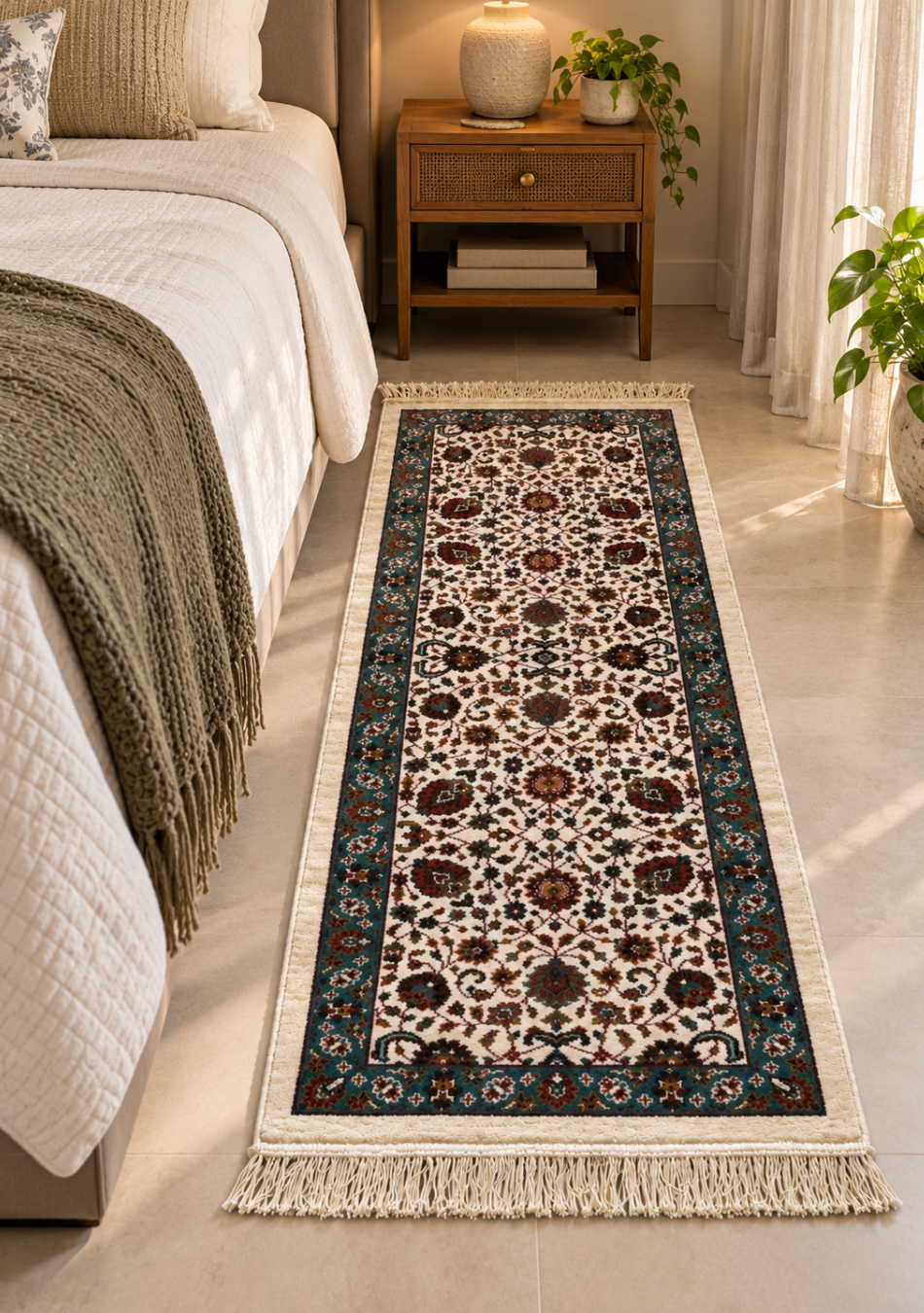 Aravalii Heritage Teal Persian Runner