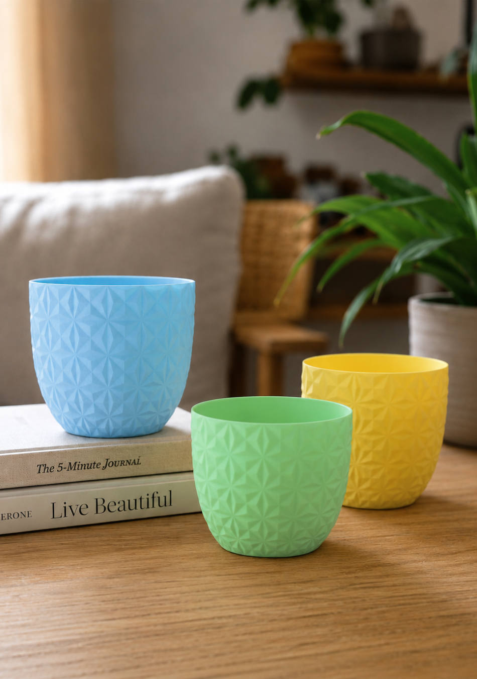 Set of 3 Diamond Planter