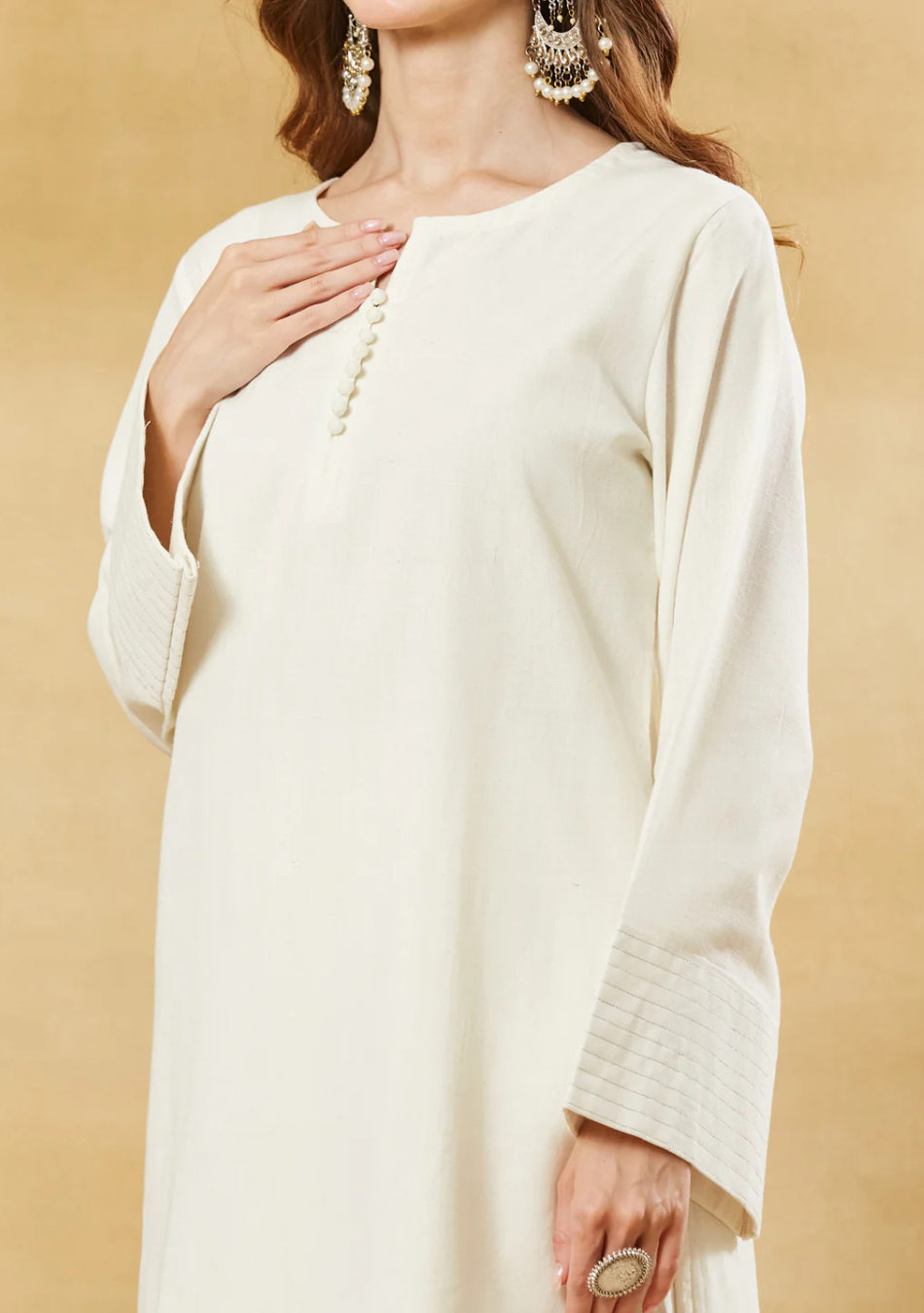 Ivory Noor Farshi Suit Set