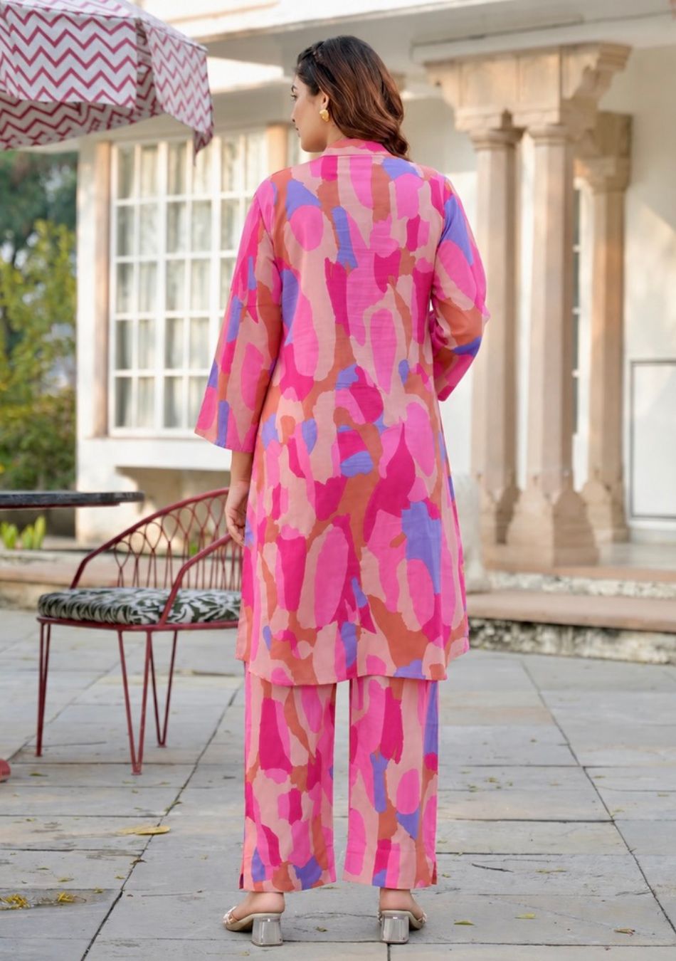 Aravalii Rose Palette Co-ord Set
