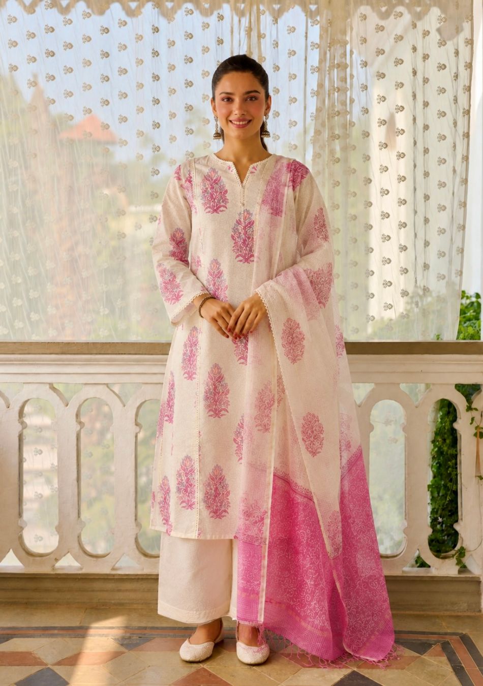 Pastel Gulmohar Suit Set