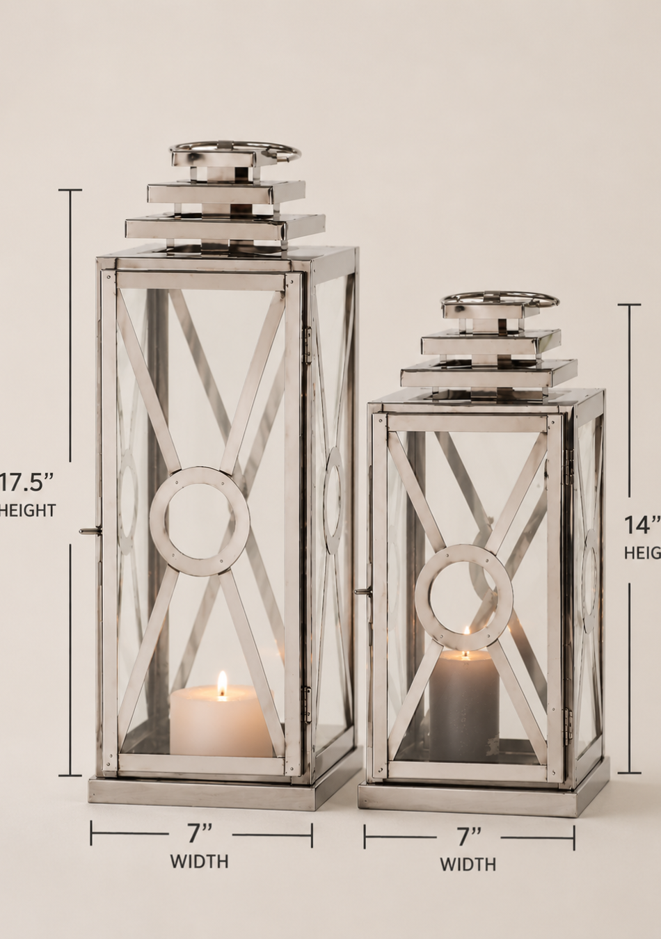 Venice Lanterns- Set of 2