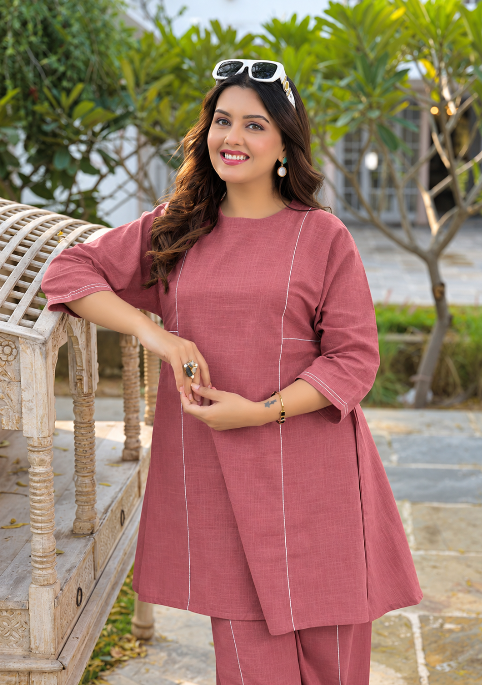 Vintage Rose Luxe Co-Ord Set