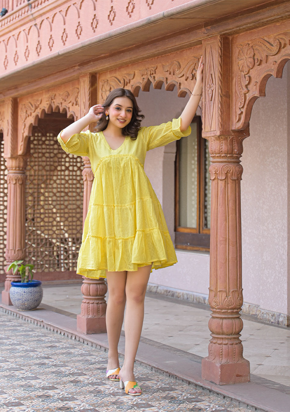 Sun-Drenched Solstice Dress
