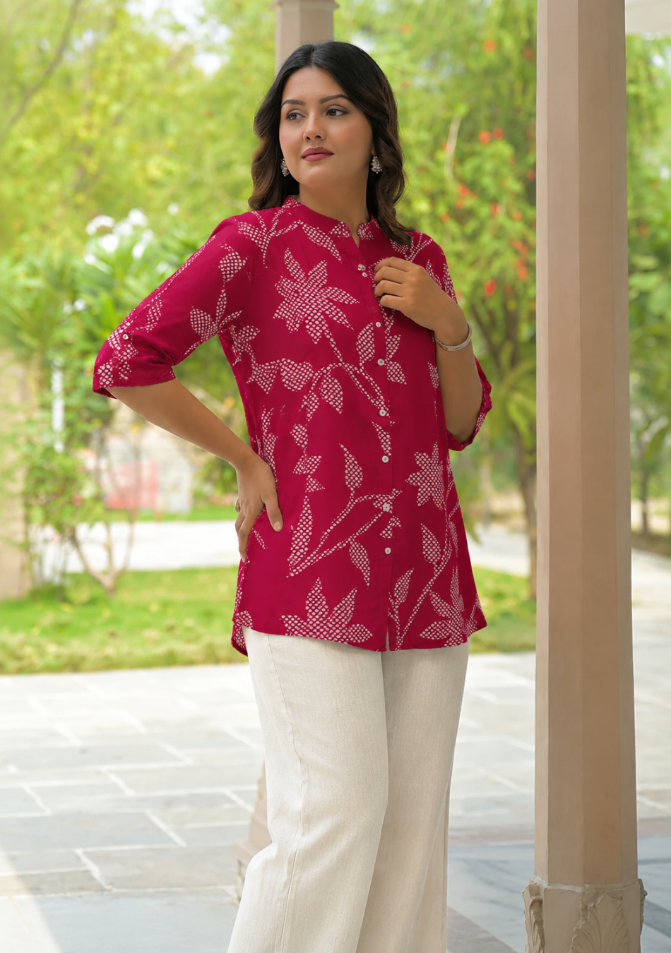 Crimson Meadow Top