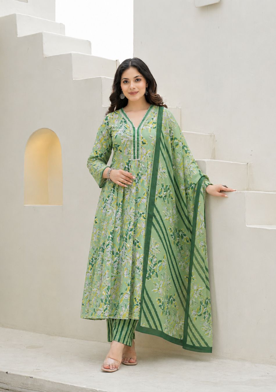 Aravalii Verdant Noor Anarkali Set