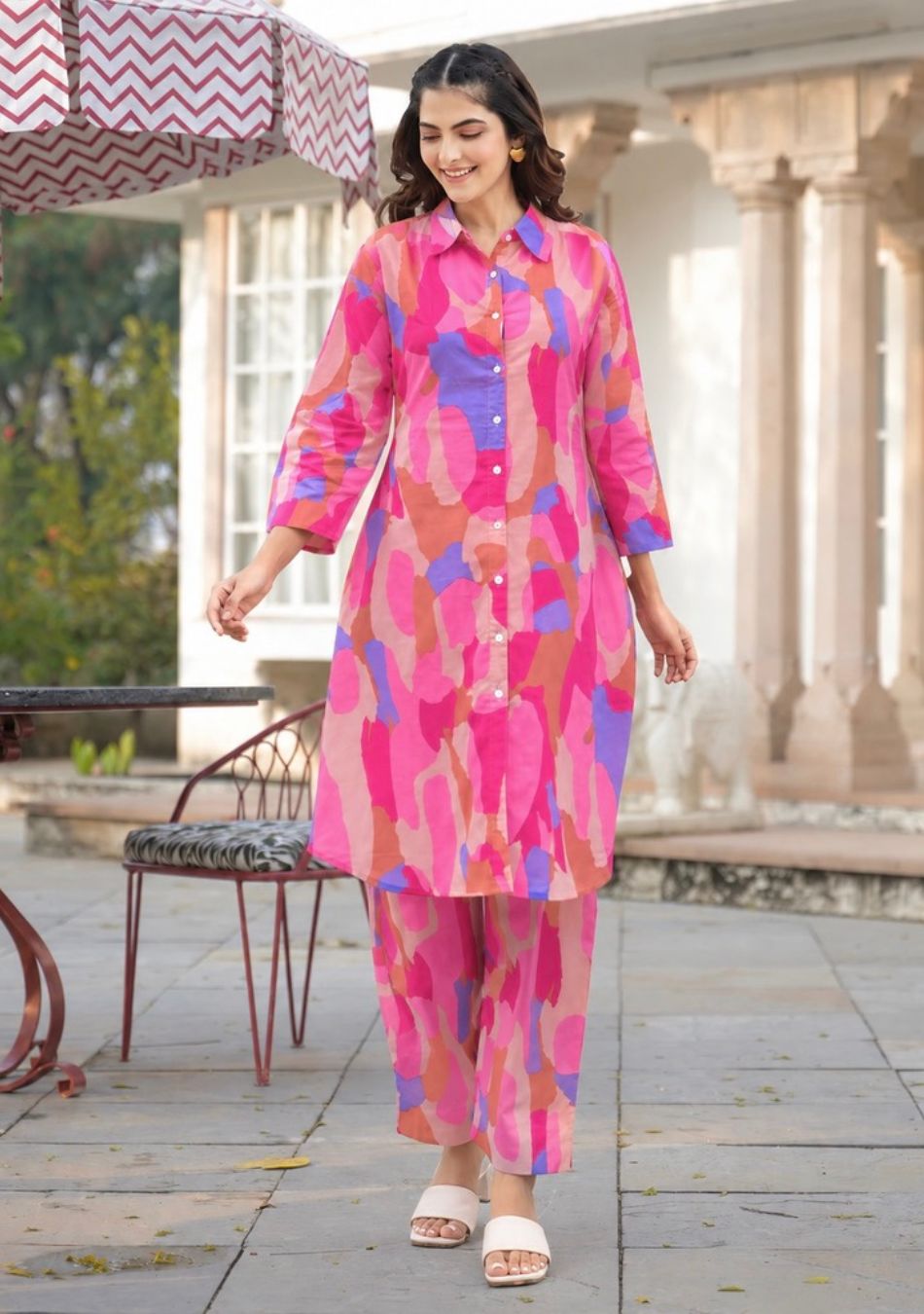 Aravalii Rose Palette Co-ord Set