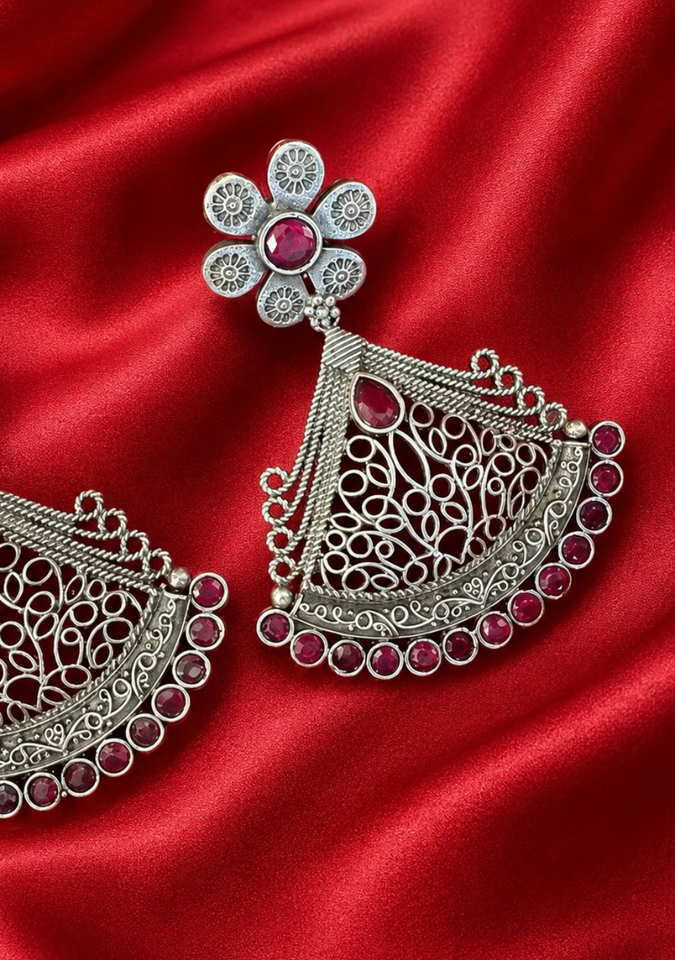Crimson Bloom Dangler
