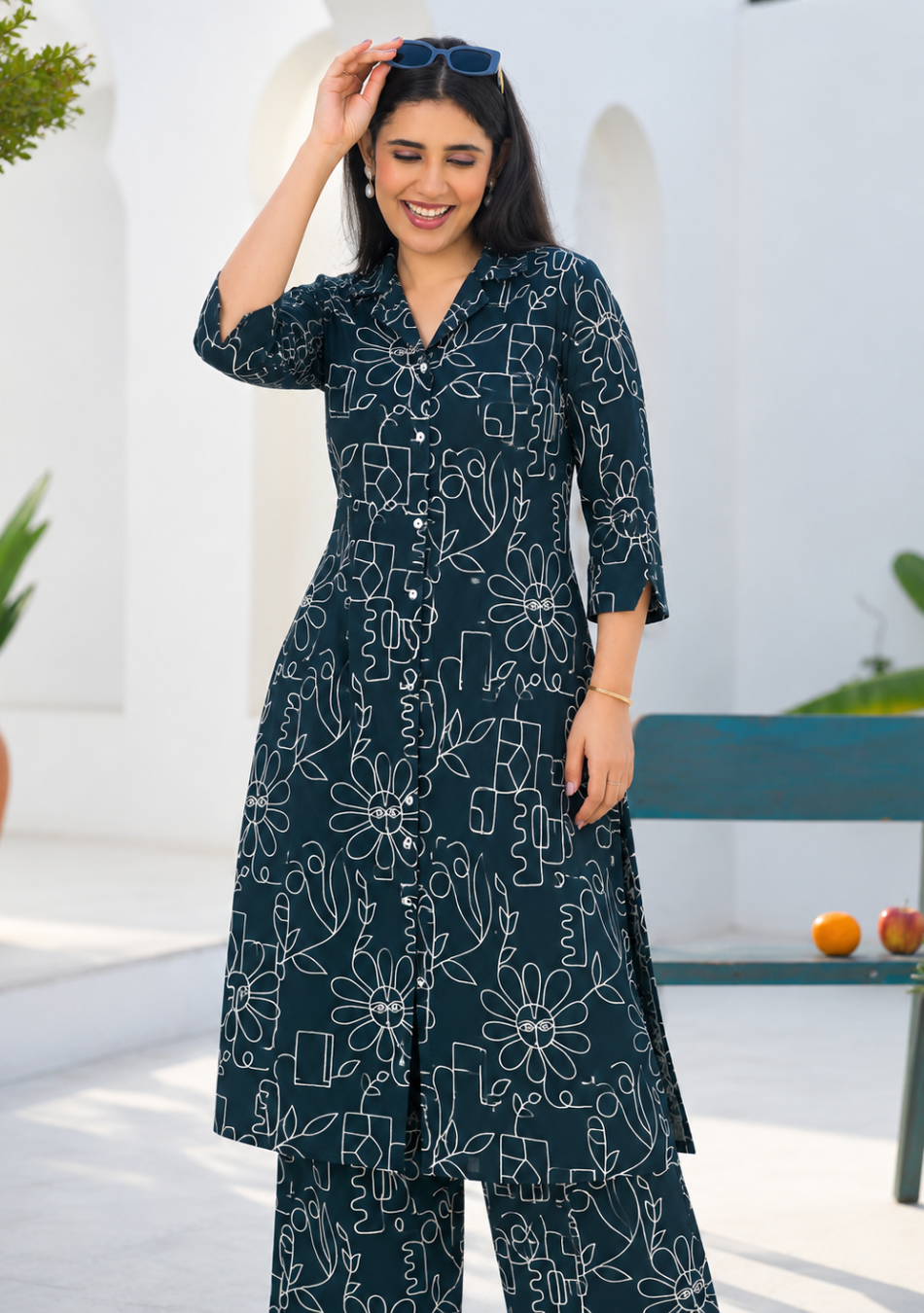 Bottle Green Botanica Co-Ord Set