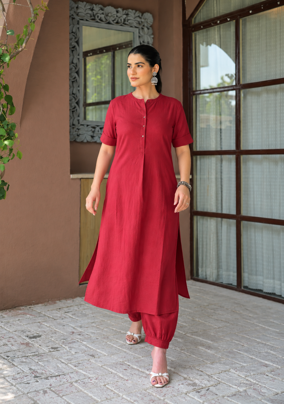 Aravalii Garnet Grace Co-Ord Set