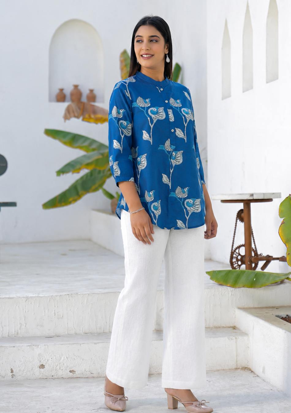Bluebird Bloom Top