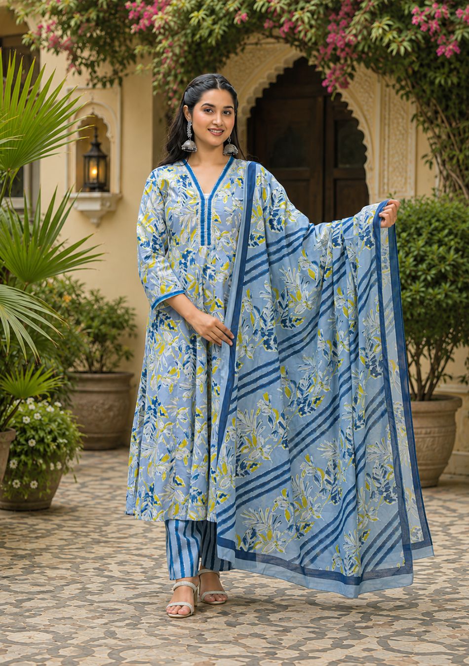 The Riviera Bloom Suit Set