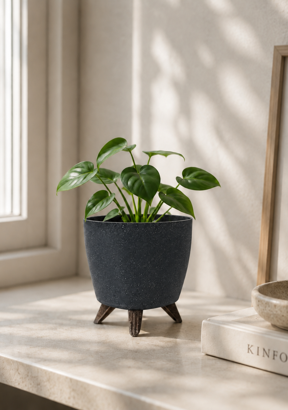 Lagos Black Eco Series Planter