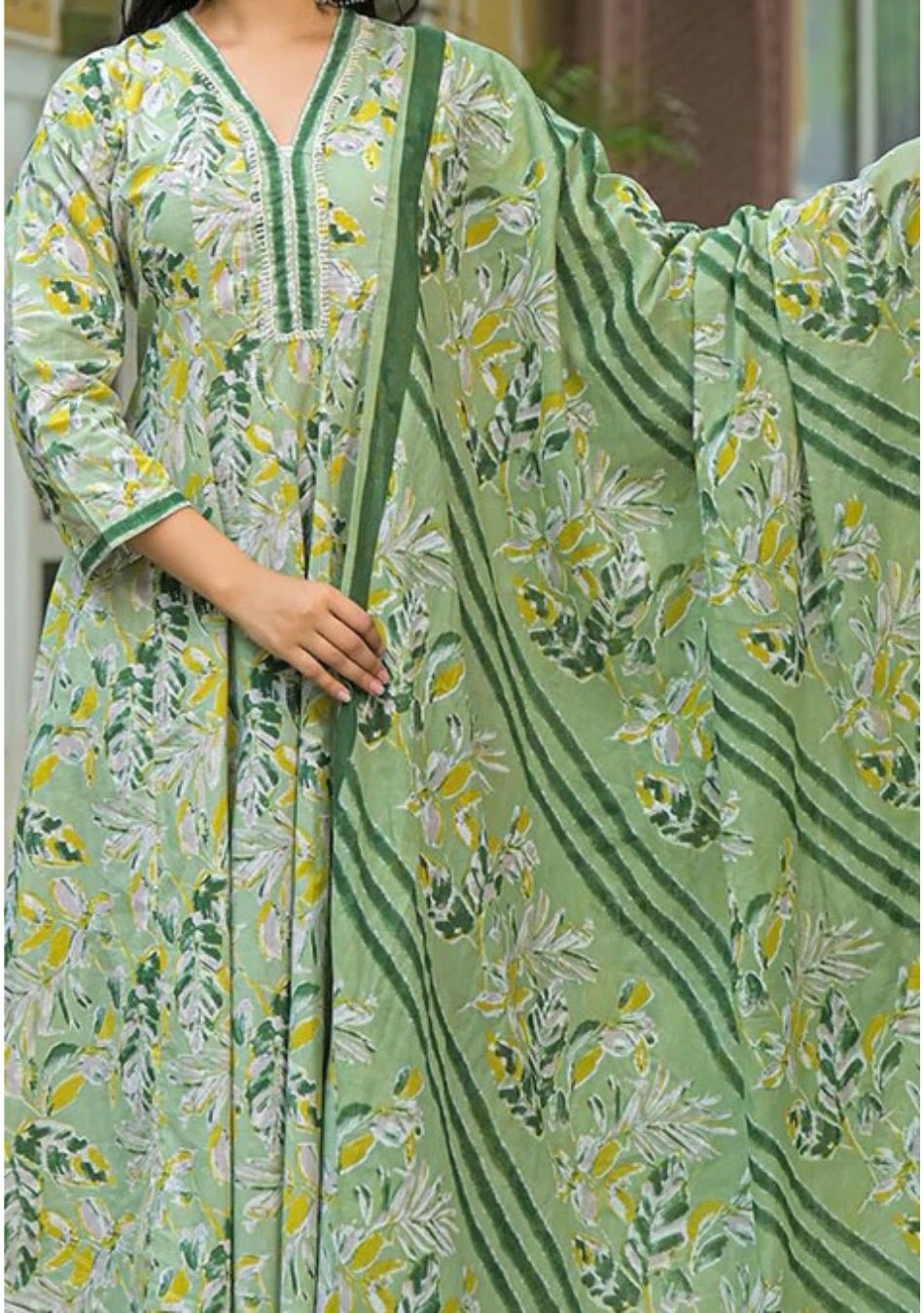 Aravalii Verdant Noor Anarkali Set